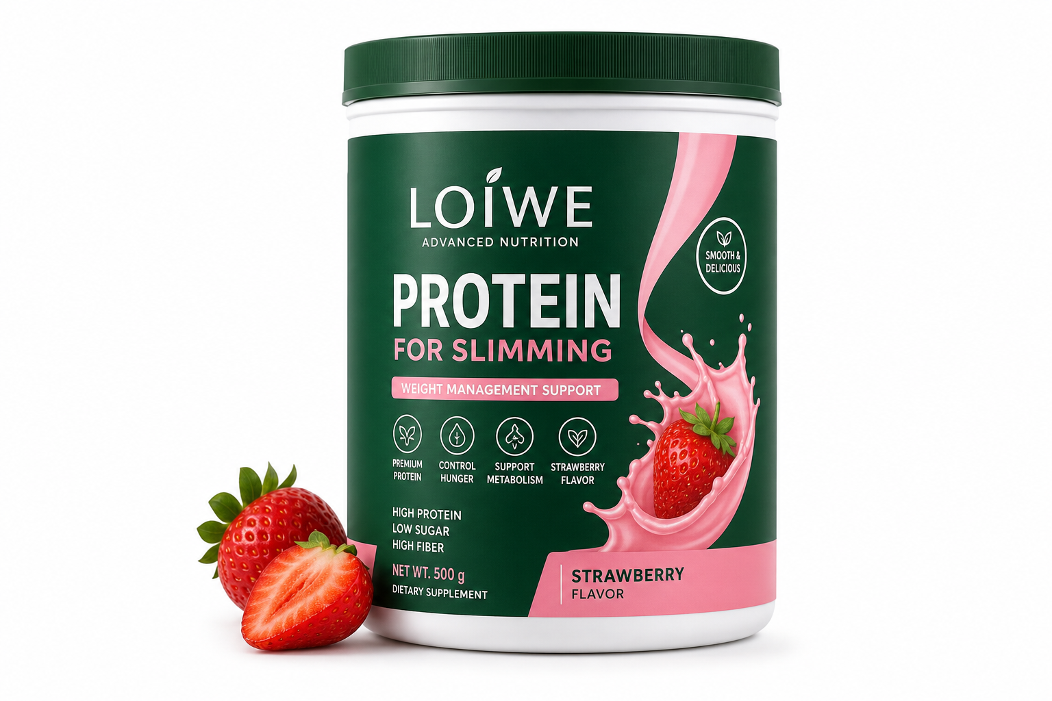 Loiwe Proteína Fresa 500g
